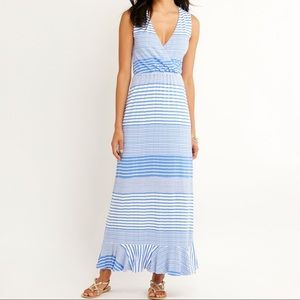 Vineyard Vines Baby Blue Striped Dress